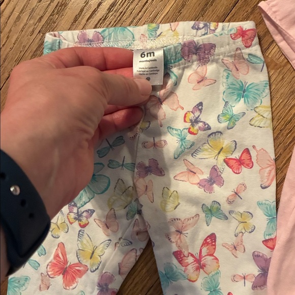 Colorful Baby Clothing Set. Includes Outfits, Tees, Onesies, Leggings, and Dress - Picture 15 of 16